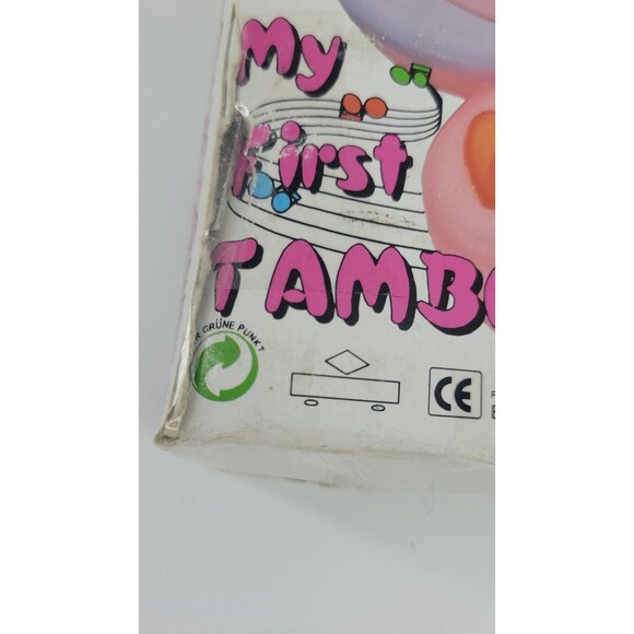 Vintage 90s My First Tambourine Toy by Smile Non-Working Kitsch Rare Novelty Toy - Picture 6 of 12